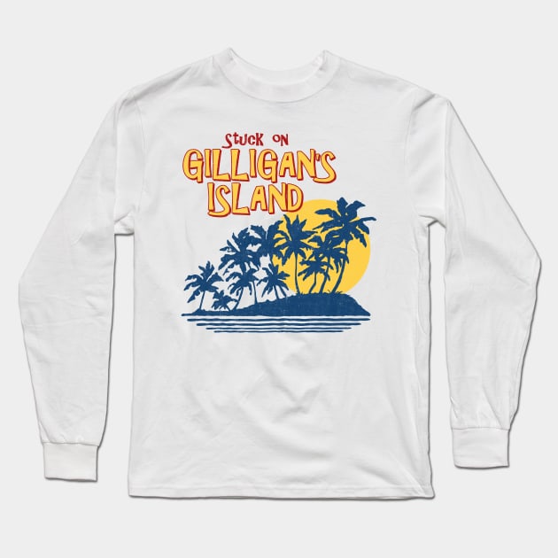 Stuck on Gilligan's Island Long Sleeve T-Shirt by devilcat.art